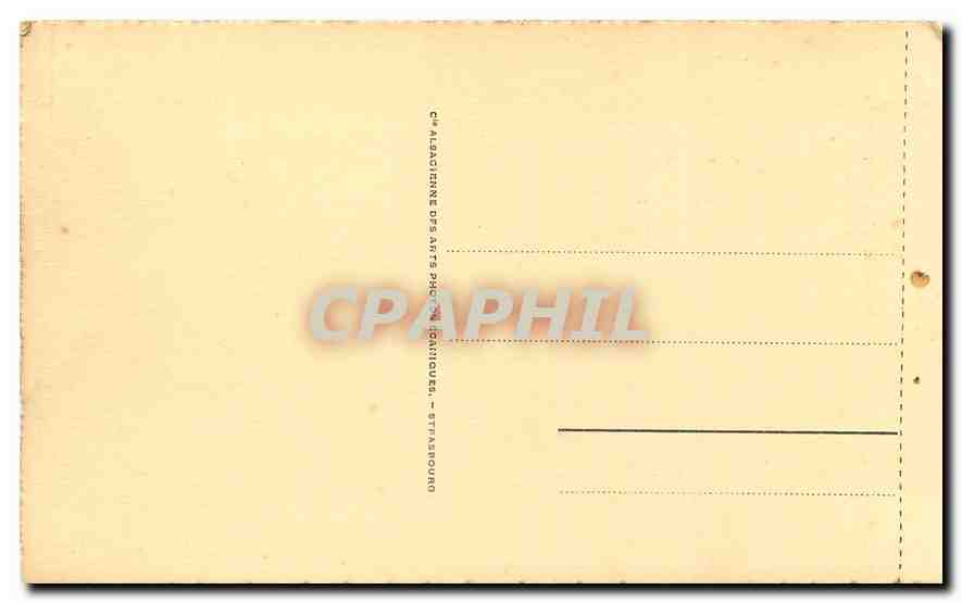 CPA Lourdes La Basilique et le Gave  — Verso