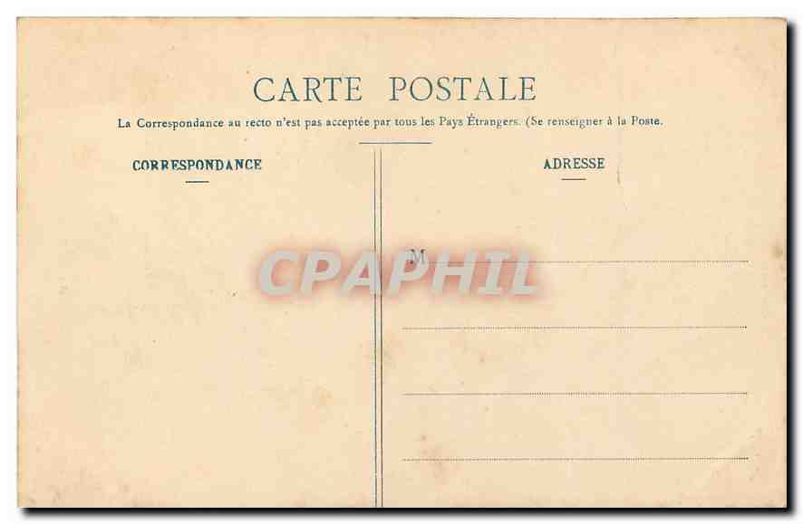 CPA Peronne Portail de l'Eglise St Jean Baptiste  — Back