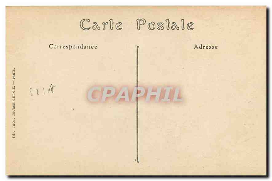 CPA Rostrenen Cotes du Nord Le Porche des Apotres  — Rückseite