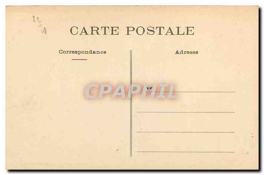 CPA Environs de Paimpol Ile de Brahat Etude de Rochers au Paon  — Verso