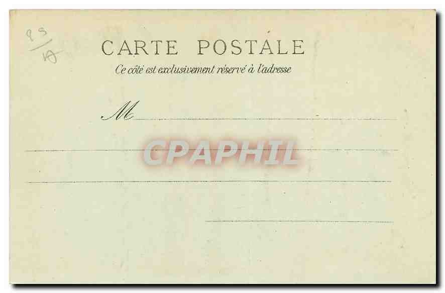 CPA Concarneau Chateau de Keriolet Facade principale  — Rückseite