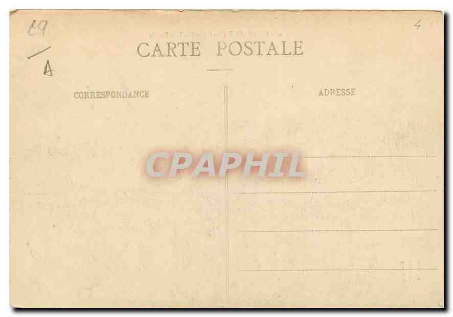 CPA Ouessant Finistere Les Recifs  — Rückseite