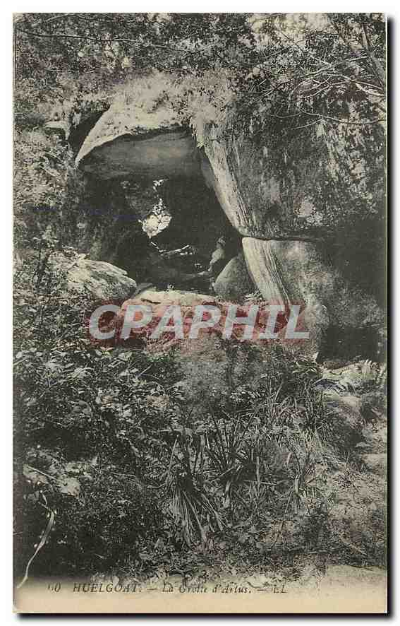 CPA Huelgoat La grotte d'Artus