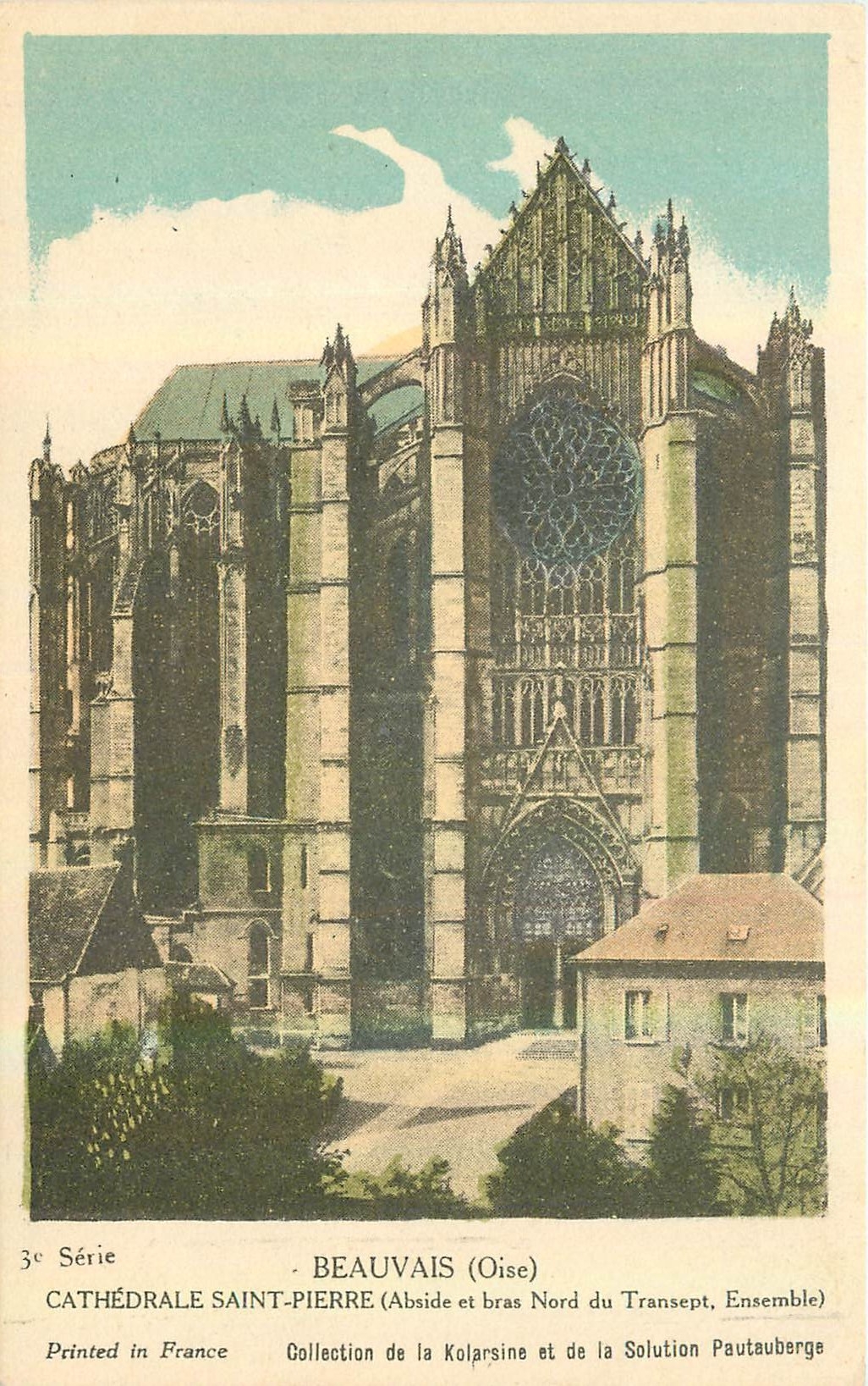 CPA Beauvais Oise Cathedrale Saint Pierre Abside et bras Nord du Transept Ensemble 