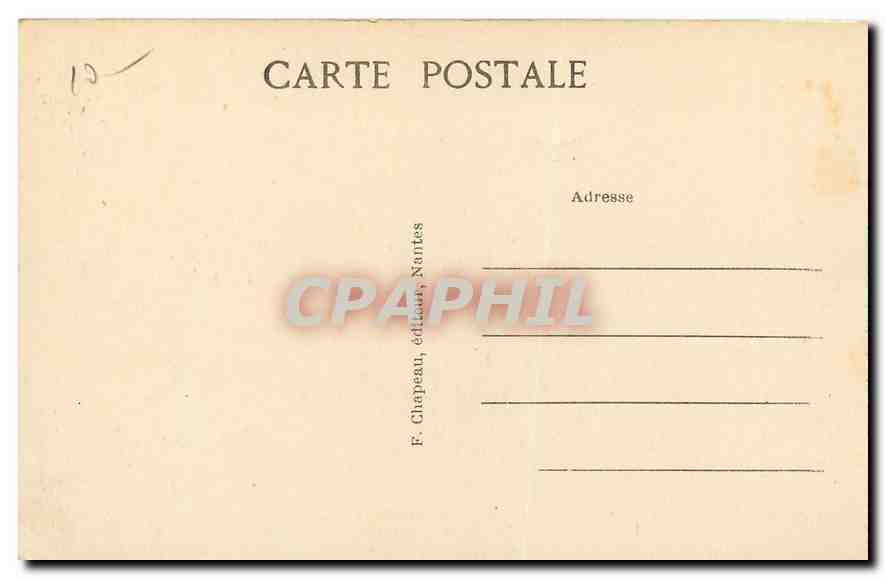 CPA Le Croisic Loire Inf Une Allee au Mont Esprit  — Back