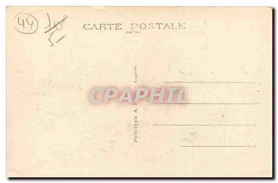 CPA Le Croisic Loire Inf Effet de Vagues sur la Grande Cote  — Back