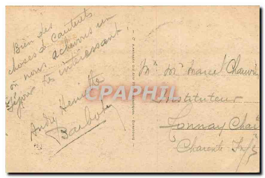 CPA Gavarnie Le Gave et le Cirque  — Verso