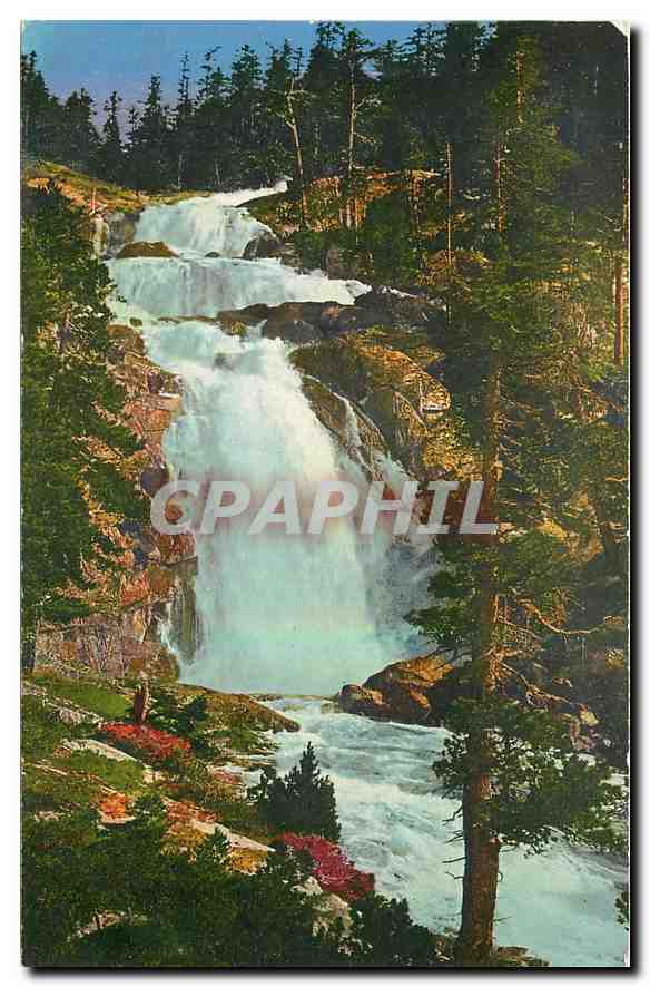 CPA Cauterets Cascade du Pont d'Espagne 