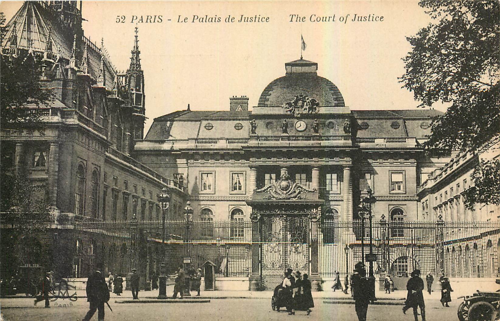 CPA Paris Le Palais de Justice 