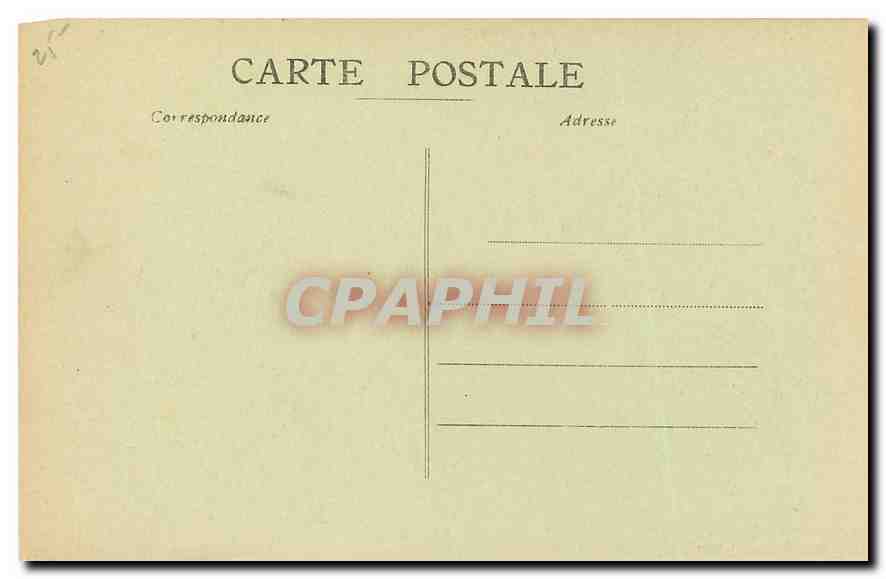 CPA Le Chateau de Brest Caserne Plougastel Militaria — Rückseite