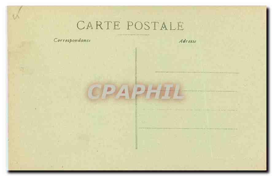CPA Le Port militaire vu du Chateau de Brest Bateau — Rückseite