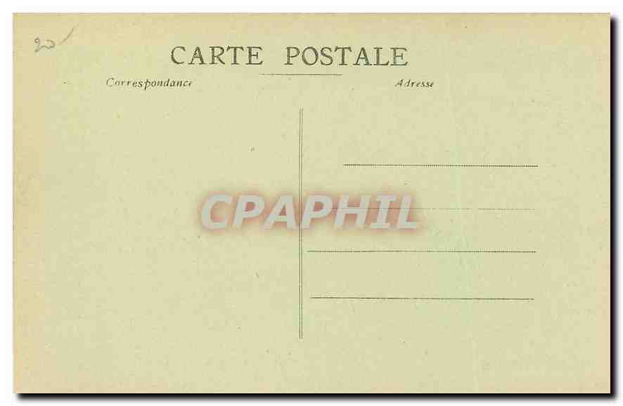 CPA Le Chateau de Brest vue exterieure du cote de la rade  — Rückseite