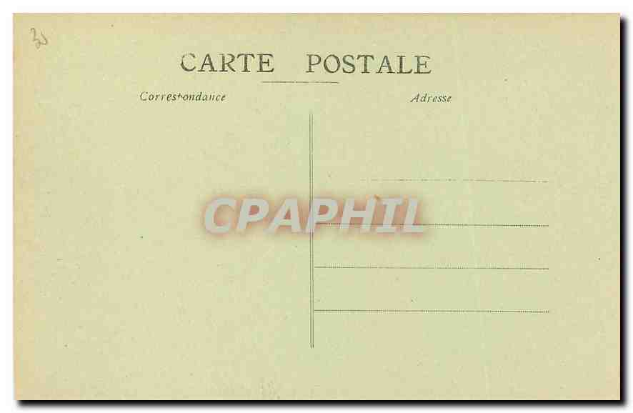 CPA Le Chateau de Brest vu du point national Bateau — Rückseite