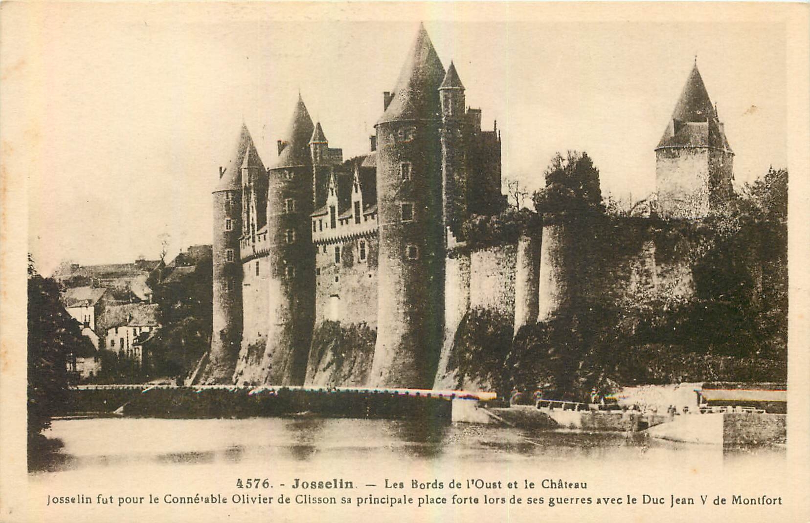 Josselin — Les Bords de l'Oust et le Château — Laurent-Sid, Rennes
