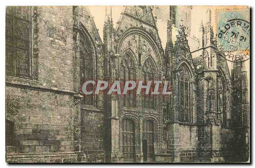 Église de Blois — façade gothique — éditeur anonyme, n° de série non visible