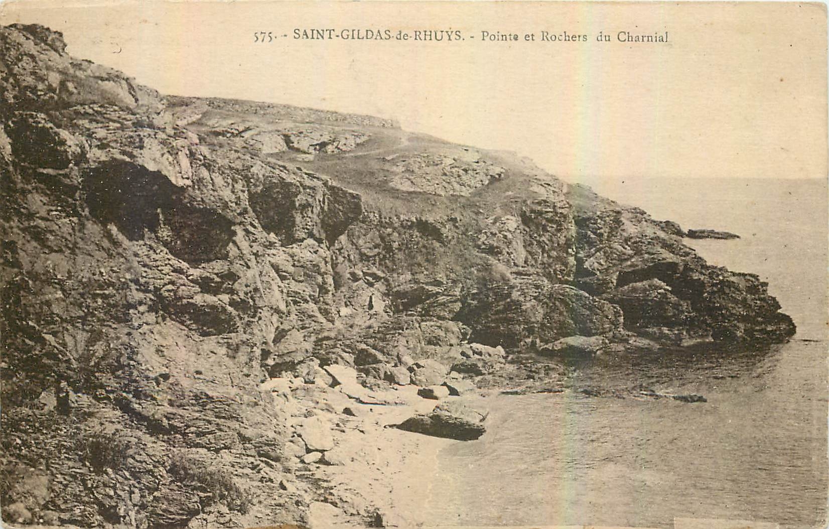 Saint-Gildas-de-Rhuys - Pointe et Rochers du Charnial — éditeur inconnu, n° 575