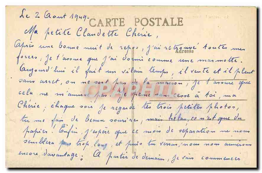La Creuse Pitttoresque — La Vallée du Thaurion entre Vallières et Réyère — MFA 1022 — Verso