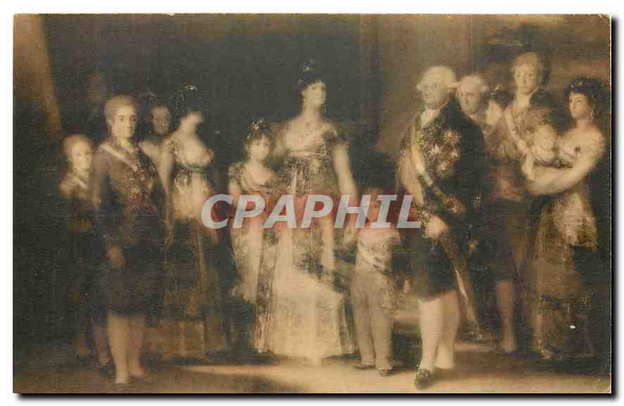 CPA La Familia de Carlos IV Museo del Prado Madrid