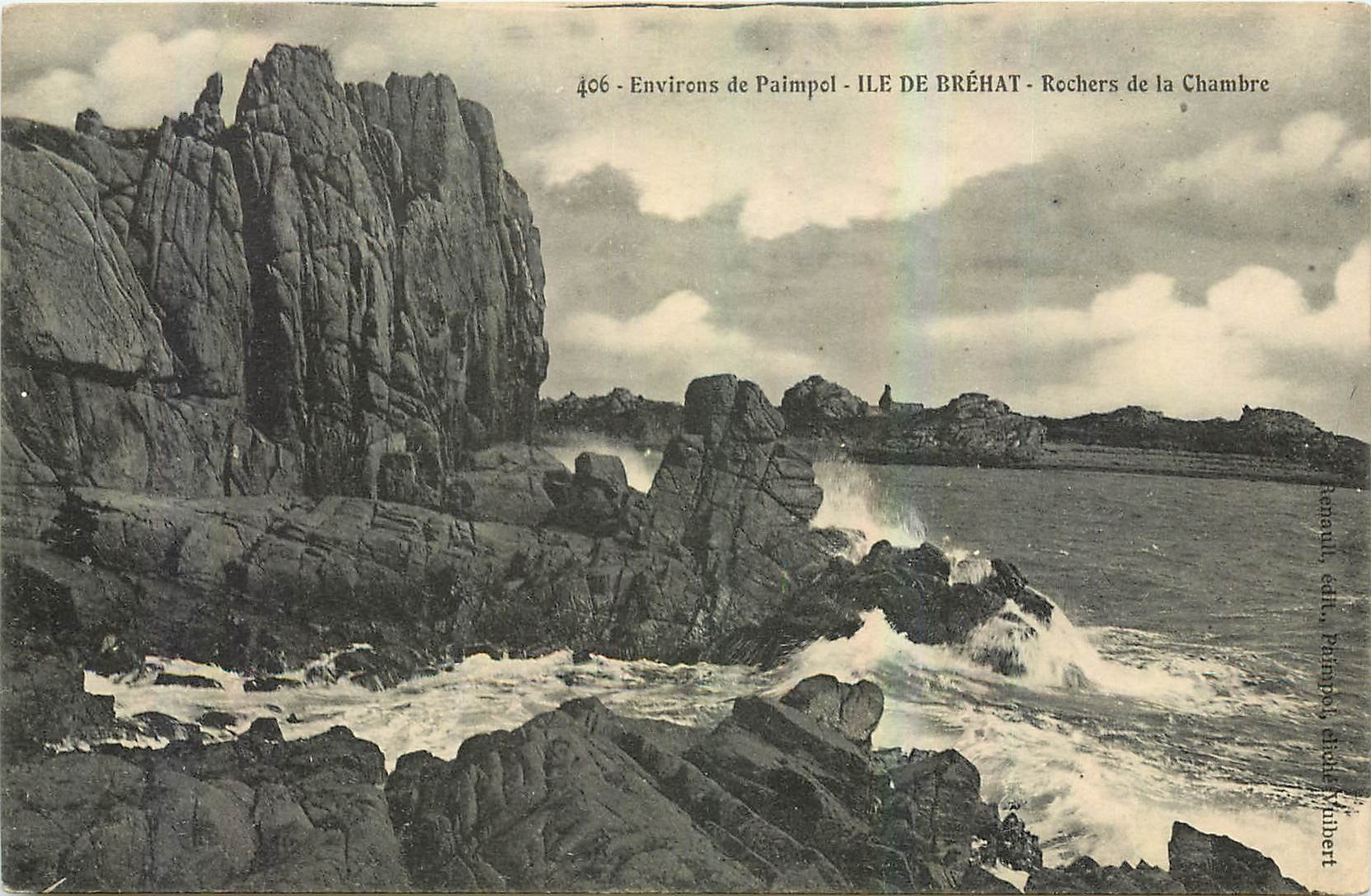 CPA Environs de Paimpol Ile de Brehat Rochers de la Chambre 