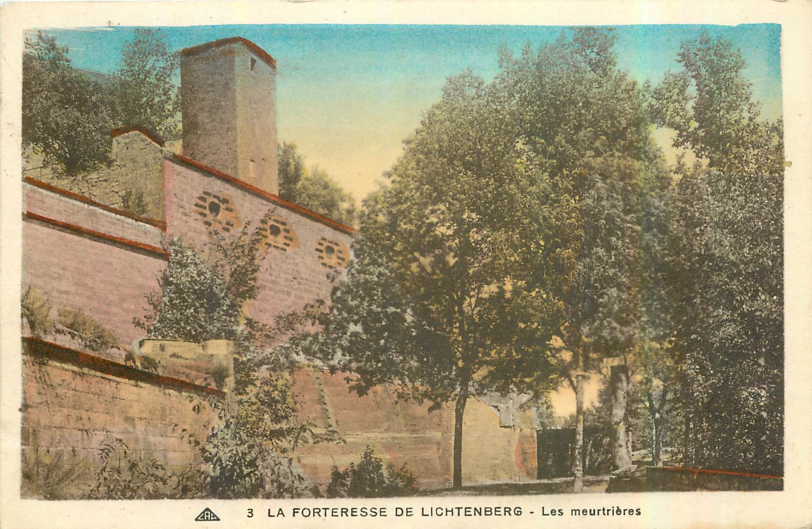 CPA La Forteresse de Lichtenberg Les Meutrieres 