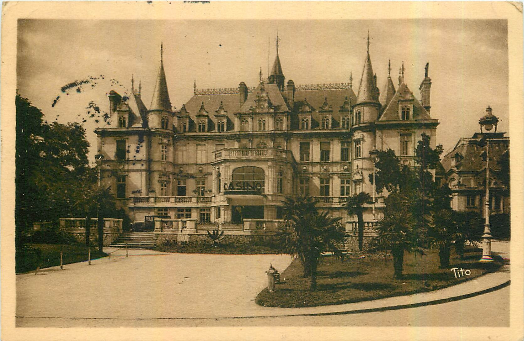 CPA Arcachon Cote d'Argent Le Casino de la Plage 