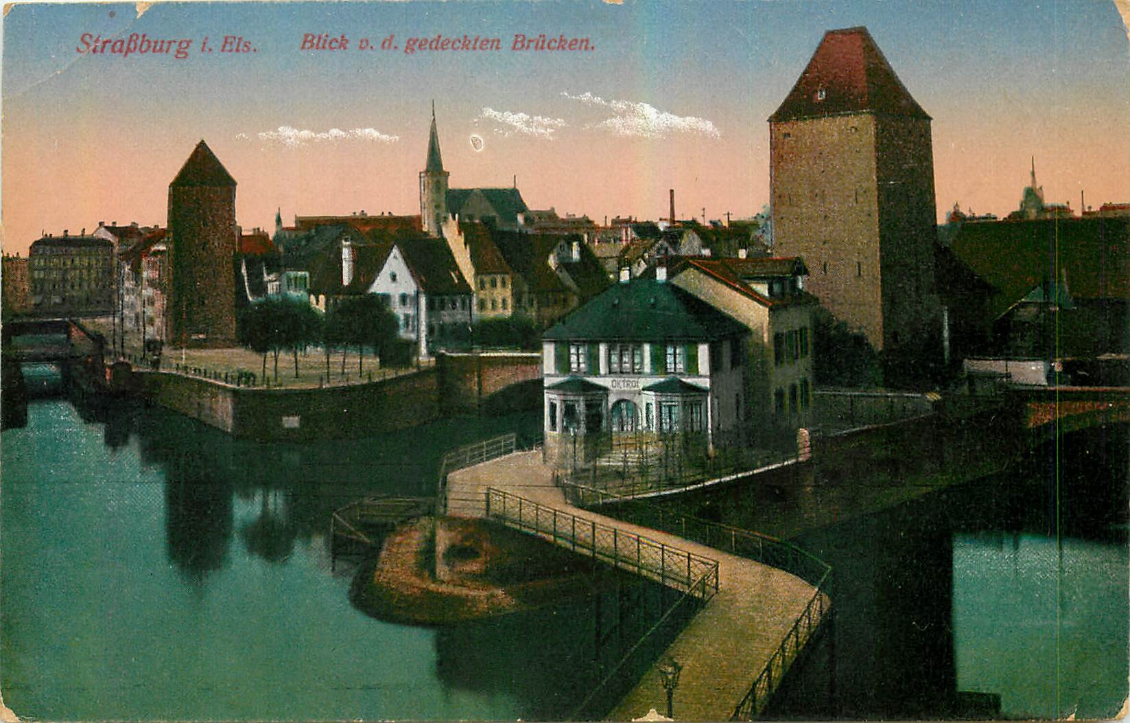 CPA Strasburg Rheinbrucken 