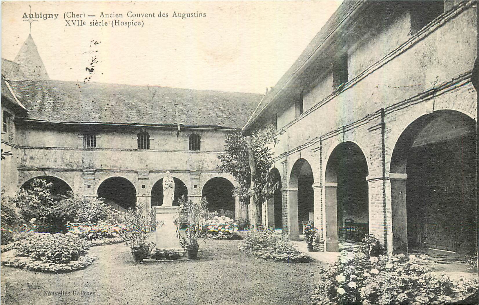 CPA Aubigny Cher Ancien Couvrt des Augustins 