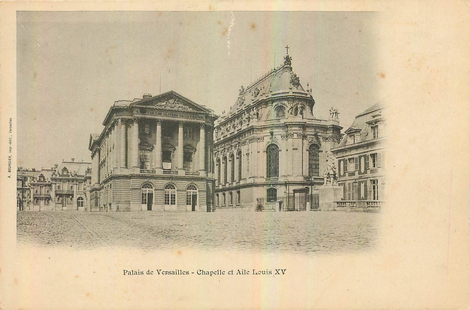 CPA Palais de Versailles Chapelle et Aile Louis XV 