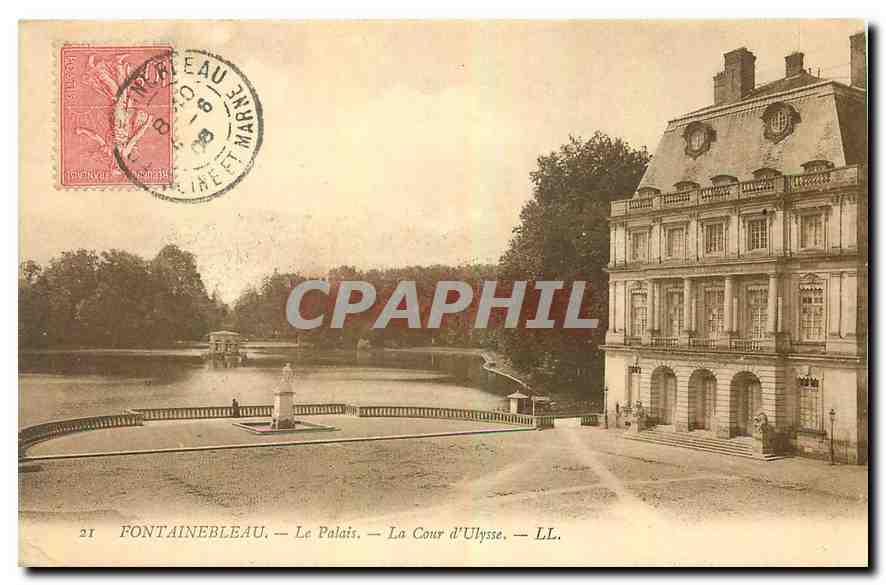 Fontainebleau — Il Castello — La Cour d'Ulysse — LL.