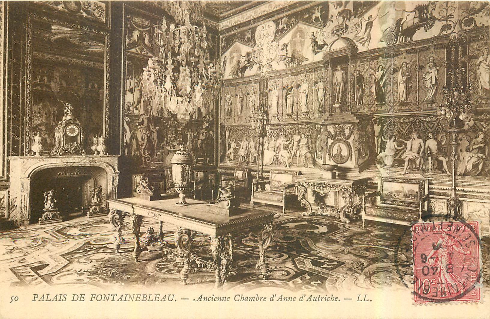 Palace of Fontainebleau — Former Chamber of Anne of Austria — LL.