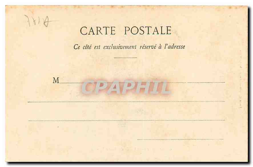 Foresta di Fontainebleau — Roche Eponge — Editore Thibault, Fontainebleau-Melun — Verso