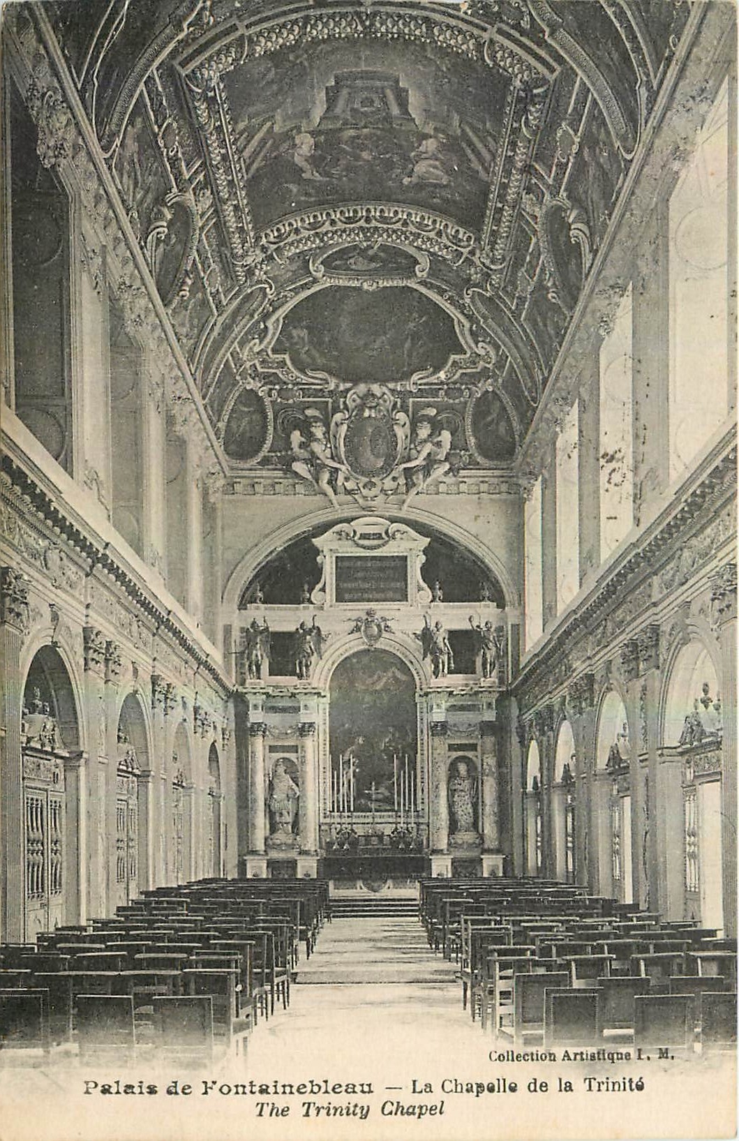 Schloss Fontainebleau — Die Kapelle der Dreifaltigkeit — Künstlerische Sammlung I. M.