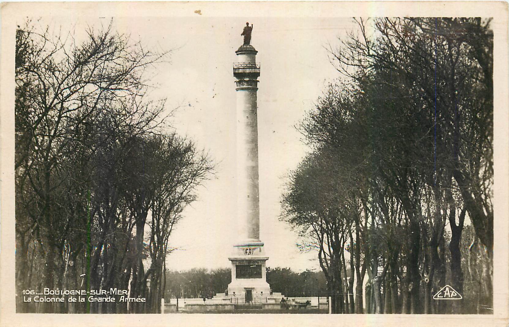 CPA Boulogne sur Mer La Colonne de la Grande Armee 