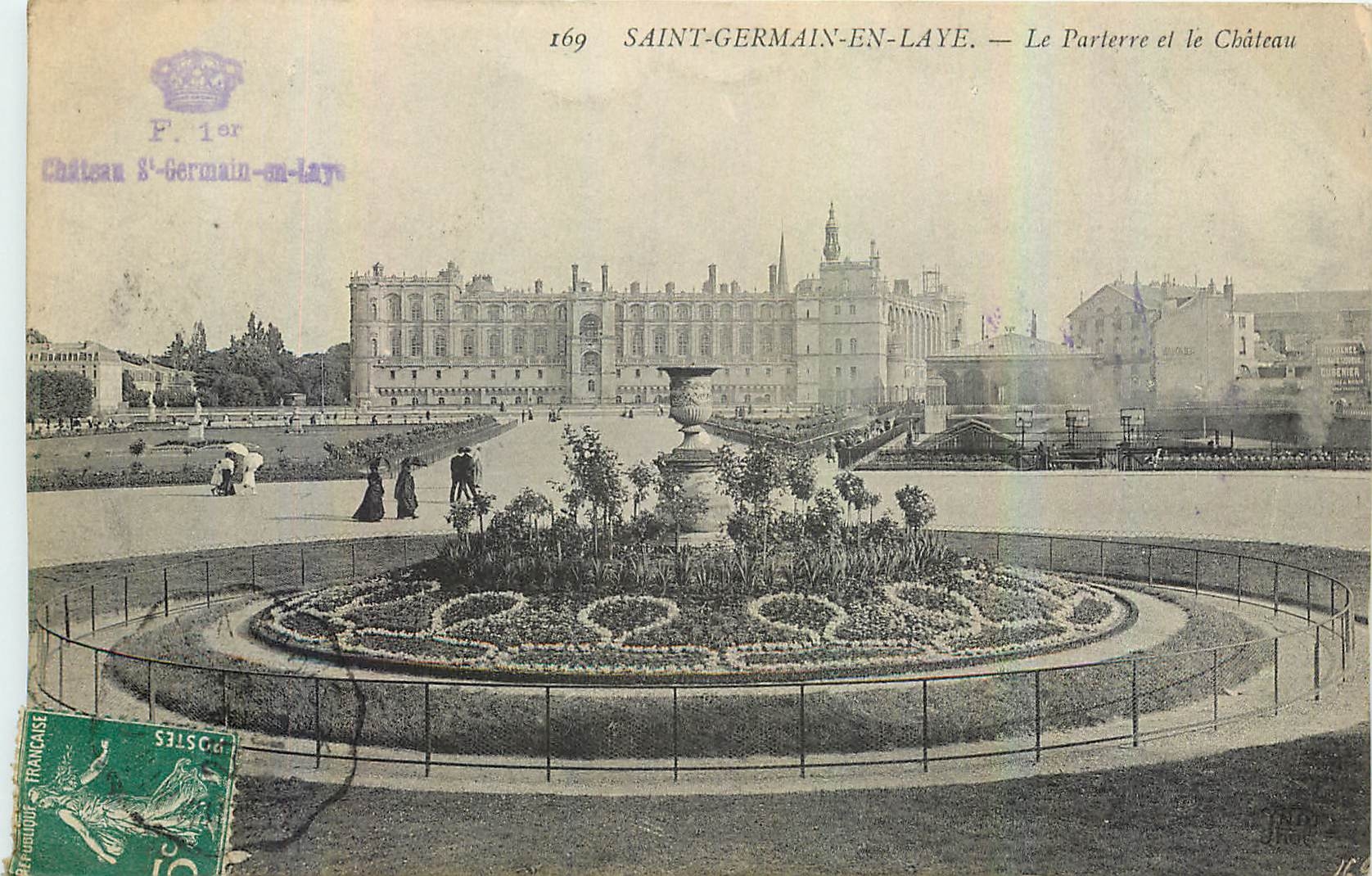 CPA Saint Germain en Laye Le Parterre et le Chateau 