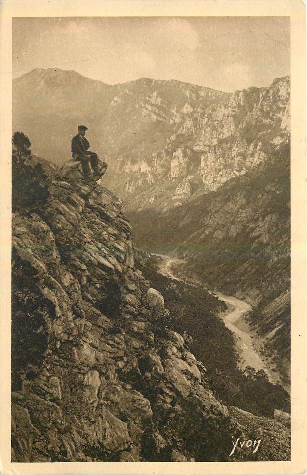 Les Gorges du Verdon à St-Morin — Vue panoramique — Édition d'Art YVON
