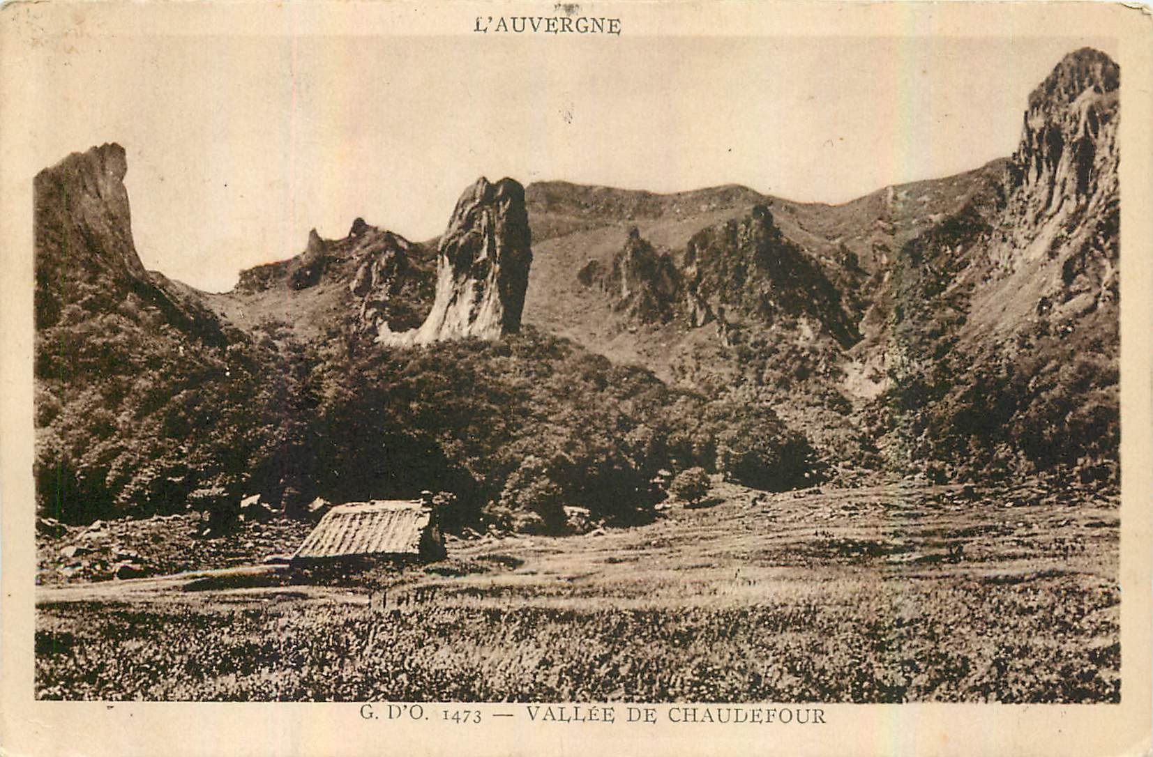 CPA l'Auvergne Vallee de Chaudefour 