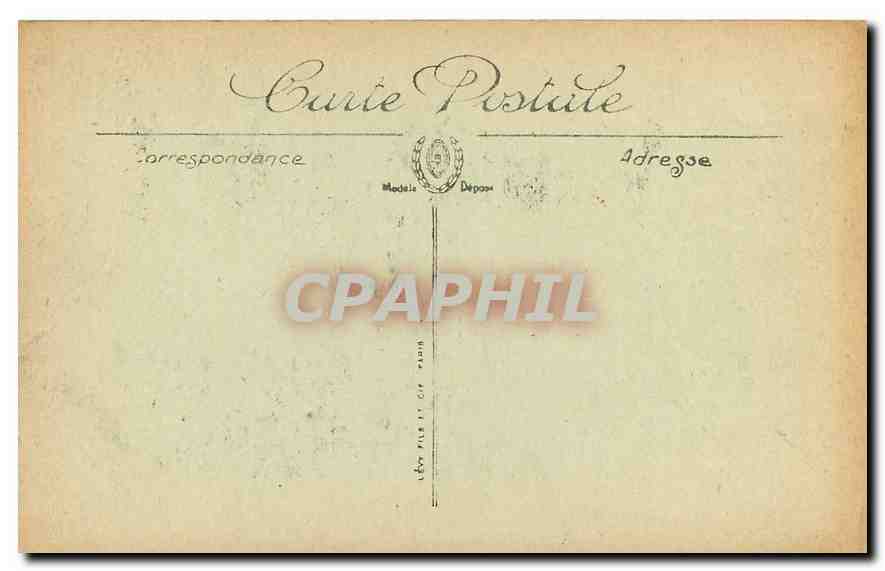 CPA Rouen La Cour du Palais de Justice  — Rückseite