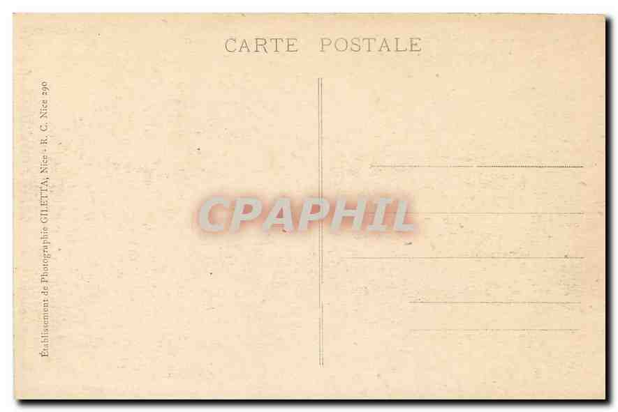 CPA Menton Vue generale prise de la Frontiere Garavan  — Rückseite