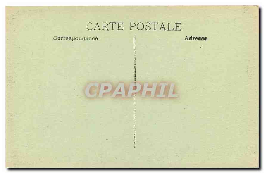 CPA Marseille Basilique de N D de la Garde  — Rückseite