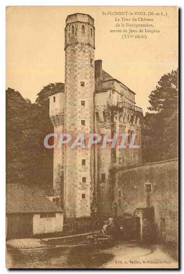 CPA St Florent le Vieil M et L La Tour du Chateau de la Bourgonniere 