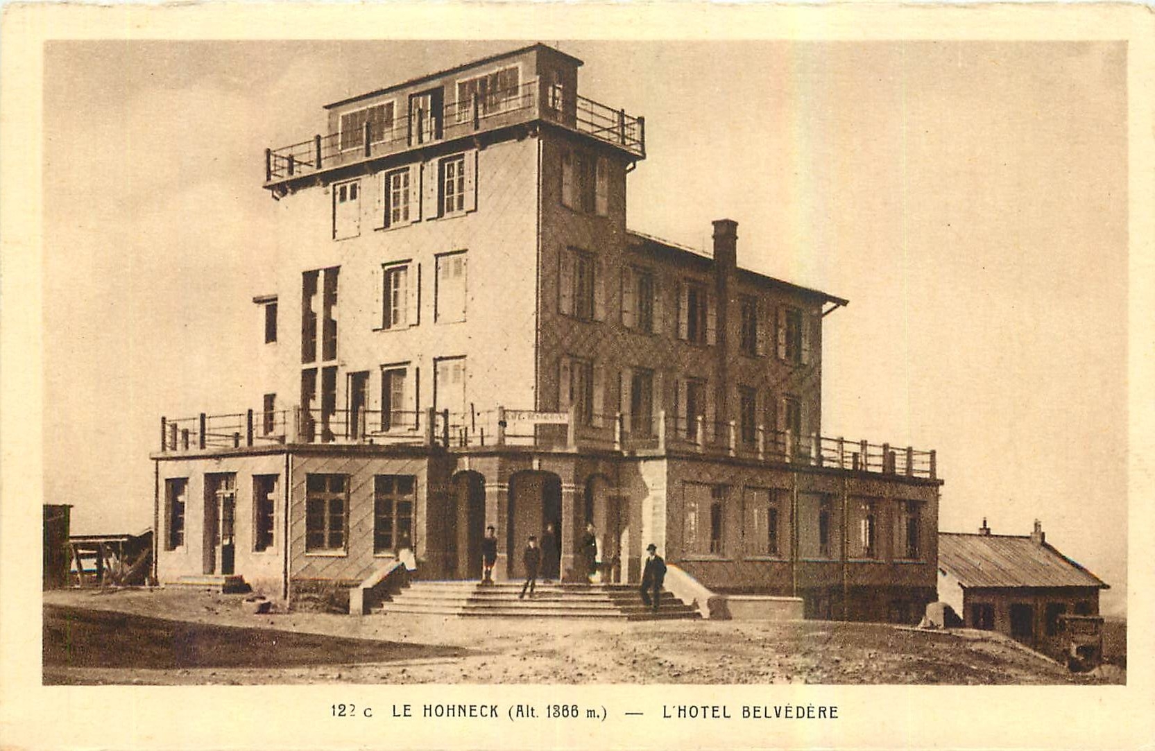 CPA Le Hohneck l'Hotel Belvedere 
