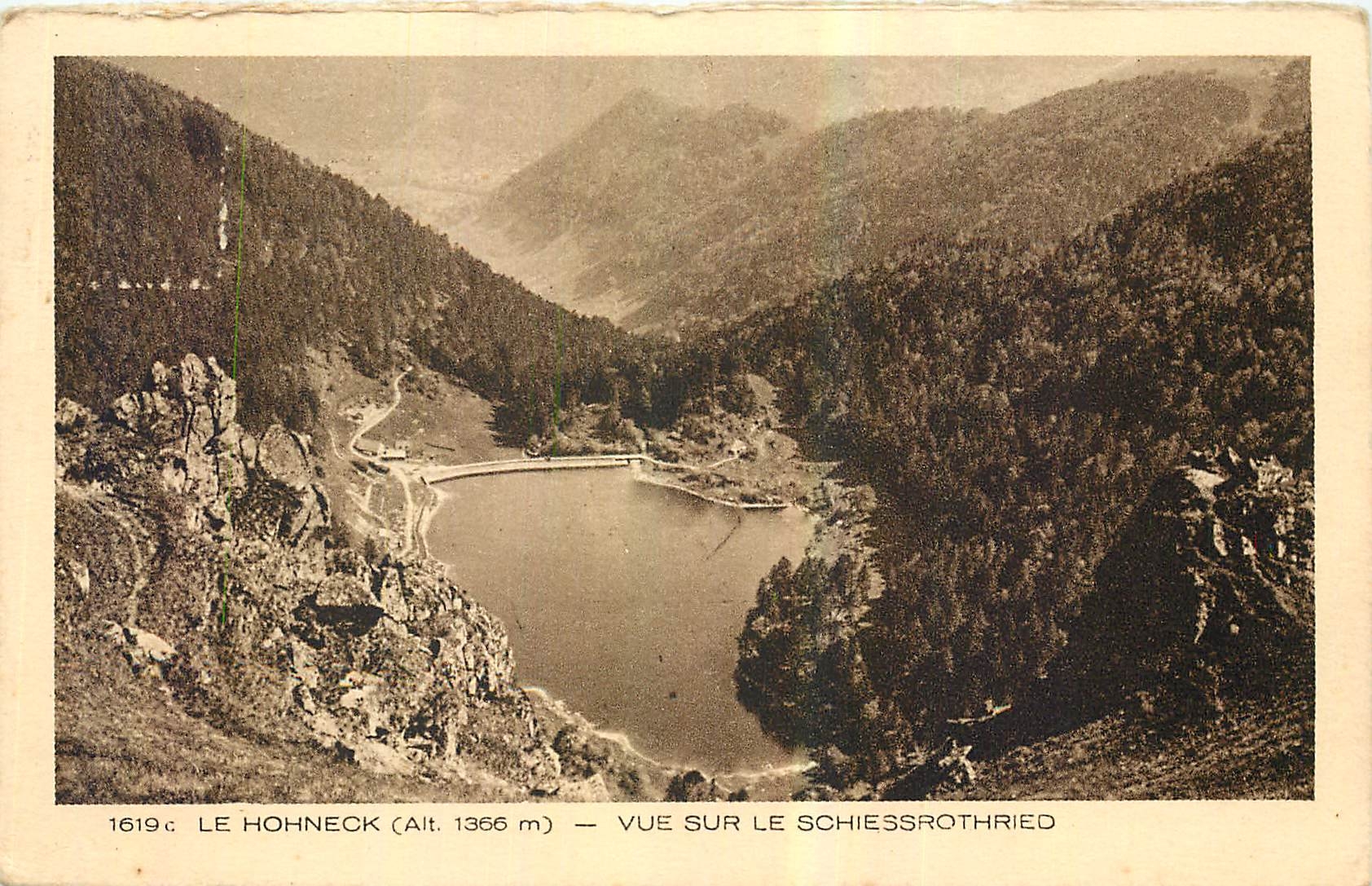 CPA Le Hohneck Vue sur le Schiessrothried 