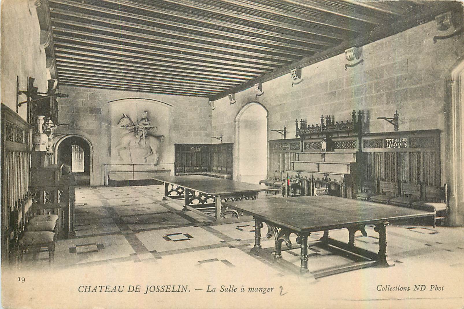 CPA Chateau de Josselin La Salle a Manger 