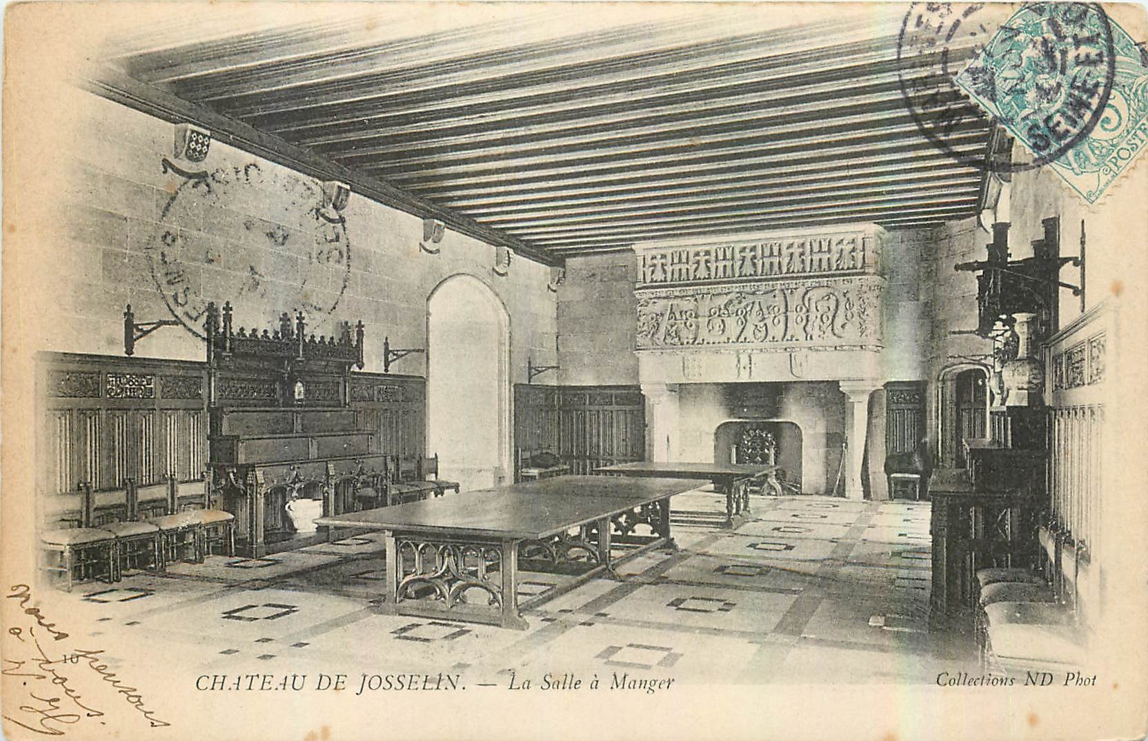 Château de Josselin — La Salle à Manger — Collections ND Phot