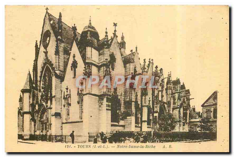 CPA Tours I et L Notre Dame la Riche 
