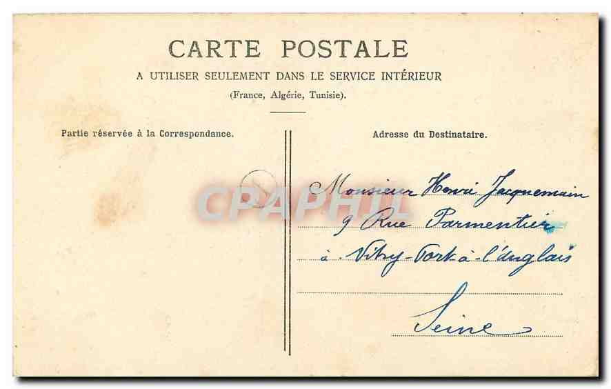 CPA Courcay Un coin pittoresque dans les rochers  — Rückseite