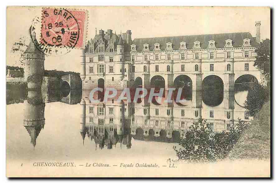 CPA Chenonceaux Le Chateau Facade Occidentale 