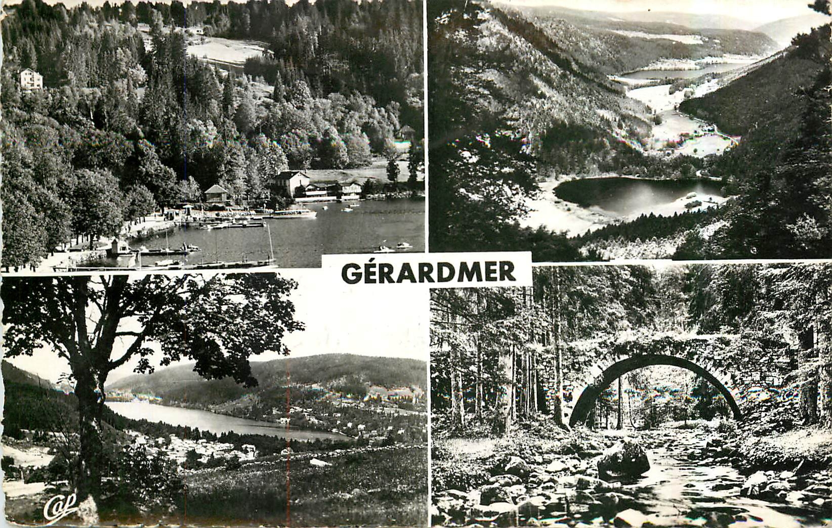 CPA Gerardmer Embarcaderes Vallee des Lacs Lac Pont des Fees 