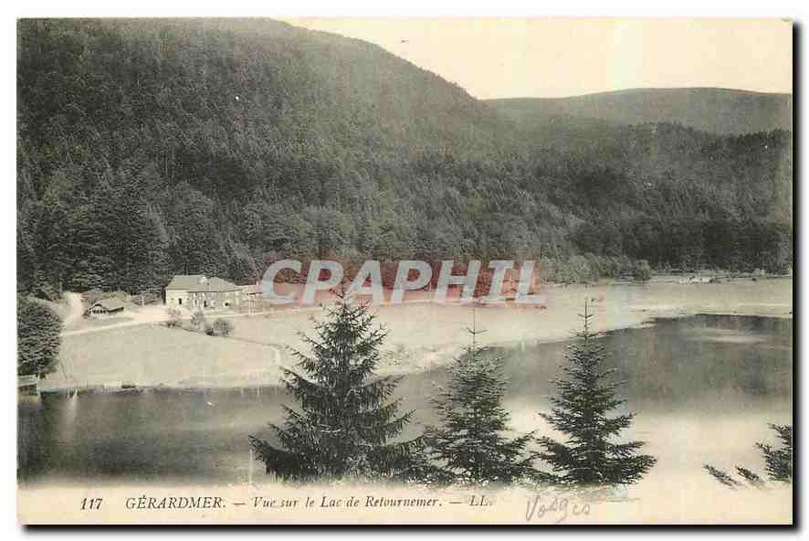 CPA Gerardmer Vue sur le Lac de Retournemer 