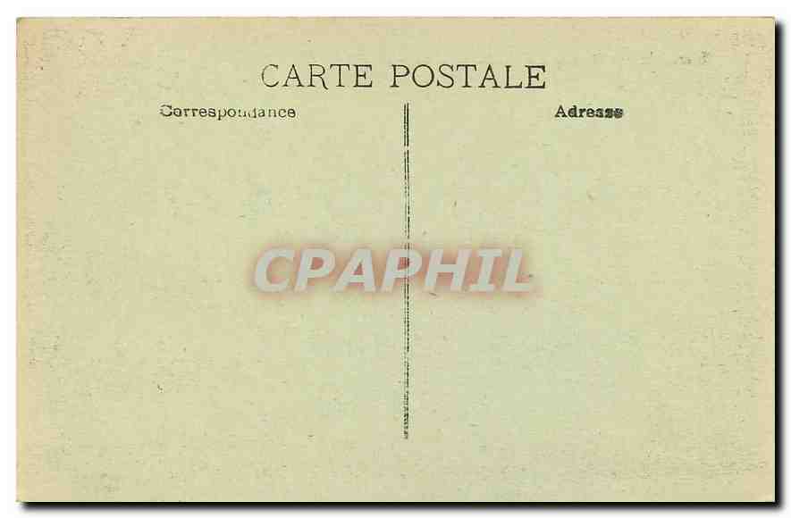 CPA Marseille Basilique de N D de la Garde  — Rückseite